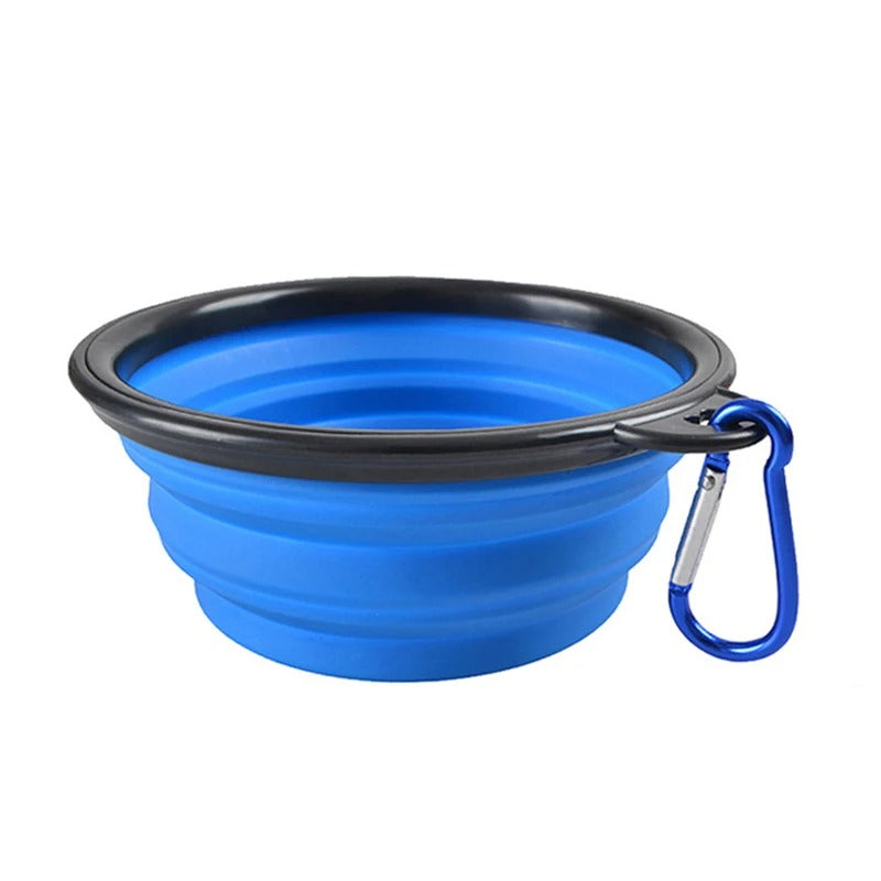 Folding Portable Dog Feeder Bowl