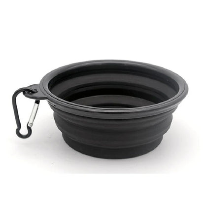 Folding Portable Dog Feeder Bowl